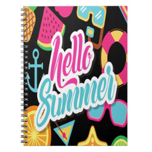 Hello Summer Notebook Notizblock