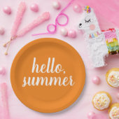 Hello Summer Orange Paper Teller (Party)