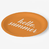 Hello Summer Orange Paper Teller (Schrägansicht)