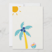 Hello Summer Party Einladung (Rückseite)