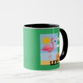 Hello Summer Pink Flamingo Design - Combo Tasse (VorderseiteRechts)