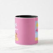 Hello Summer Pink Flamingo Design - Combo Tasse (Zentrum)