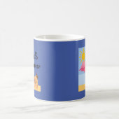 Hello Summer Pink Flamingo Design - Klassische Tas Kaffeetasse (Mittel)
