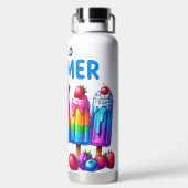 HELLO SUMMER POPSICKLES IN HELLFARBEN TRINKFLASCHE (Rückseite)