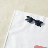 Hello Summer Popsiful Colorful Strandtuch (Beispiel)
