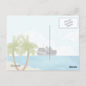 Hello Summer Postcard Postkarte (Rückseite)