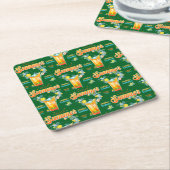 Hello Summer Rechteckiger Pappuntersetzer (angewinkelt)