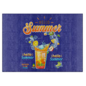 Hello Summer Schneidebrett (Vorderseite)