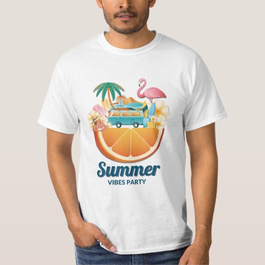 Hello Summer Sea Party T - Shirt (Vorderseite)