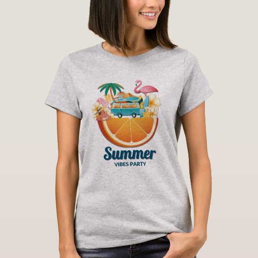 Hello Summer Sea Party T - Shirt (Vorderseite)