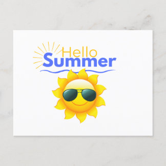 "Hello Summer" Sonnenschein Postkarte