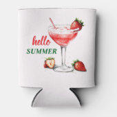 Hello Summer | Strawberry Cocktail Can Cooler Dosenkühler (Vorderseite)