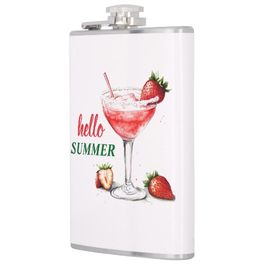 Hello Summer | Strawberry Cocktail Flask Flachmann (Links)