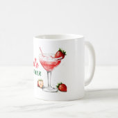 Hello Summer | Strawberry Cocktail Mug Kaffeetasse (VorderseiteRechts)