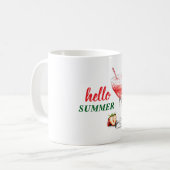Hello Summer | Strawberry Cocktail Mug Kaffeetasse (Vorderseite Links)