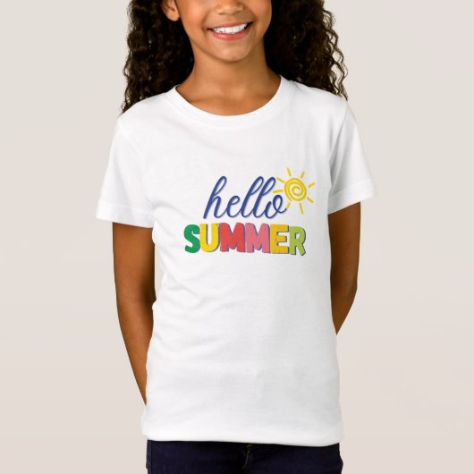 "hello summer" t-shirt (Vorderseite)