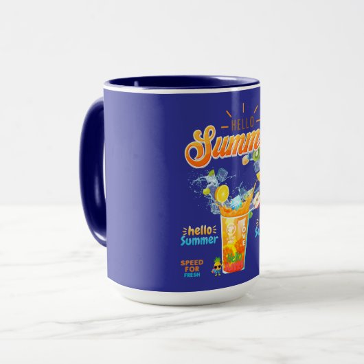 Hello Summer Tasse (Vorderseite Links)