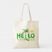 Hello Summer Tote Bag Tragetasche (Rückseite)