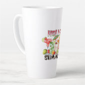 Hello Summer Tropical Drinks Tasse - Erfrischende (Linke Ecke)