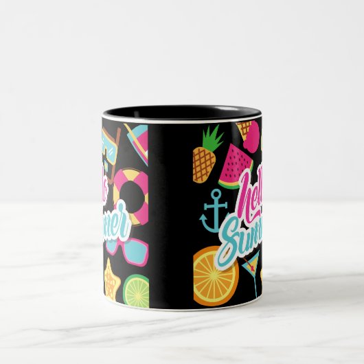 Hello Summer Two-Tone Coffee Tasse (Mittel)