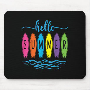 Hello Summer Vacacation Vibes Shirt - Summer Beach Mousepad