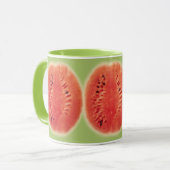 Hello Summer Watermelon - Fruchtmuster Tasse (Vorderseite Links)