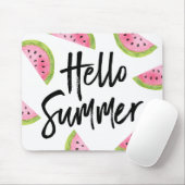 Hello Summer Watermelon Mousepad (Mit Mouse)