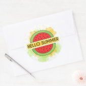 Hello Summer Watermelon Sticker (Umschlag)