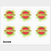 Hello Summer Watermelon Sticker (Blatt)