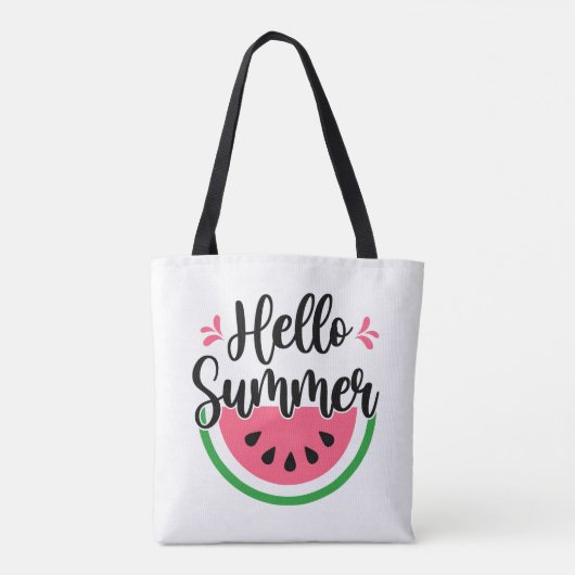 Hello Summer Watermelon Tasche (Rückseite)