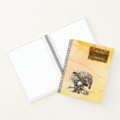 Hello Summer Yellow Spiral Notebook Notizblock (Innenseite)
