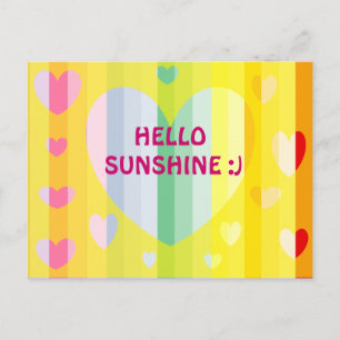 HELLO SUNSHINE CARD POSTKARTE