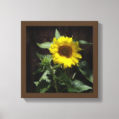 Hello Sunshine - Designer Leinwand Riesenblume (Vorderseite)