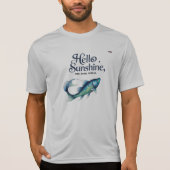 Hello Sunshine – Flow. Shine. Repeat. 🐟 T-Shirt (Vorderseite)