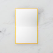 Hello Sunshine Niedlich Happy Yellow Typografy Not Karte (Innenseite)