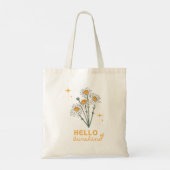 Hello Sunshine Simple Tote Bag Tragetasche (Rückseite)