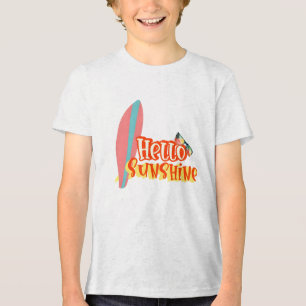Hello Sunshine Summer Vibes T-Shirt Tri-Blend Shirt