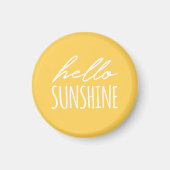 Hello Sunshine Sunny Yellow Magnet (Vorne)
