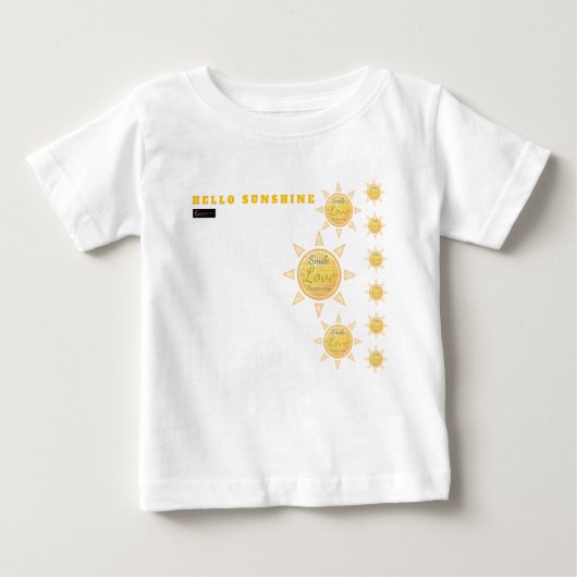 HELLO SUNSHINE T - SHIRT (Vorderseite)