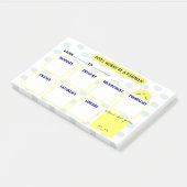 HELLO SUNSHINE - WEEK PLANNER POST-IT KLEBEZETTEL (angewinkelt)