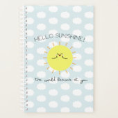 HELLO SUNSHINE - WOCHE-ZU-ANSICHT-PLANER PLANER (Vorderseite)