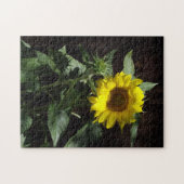 Hello Sunshine Yellow Sunflower Puzzle (Horizontal)