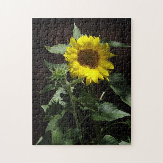 Hello Sunshine Yellow Sunflower Puzzle (Vertikal)