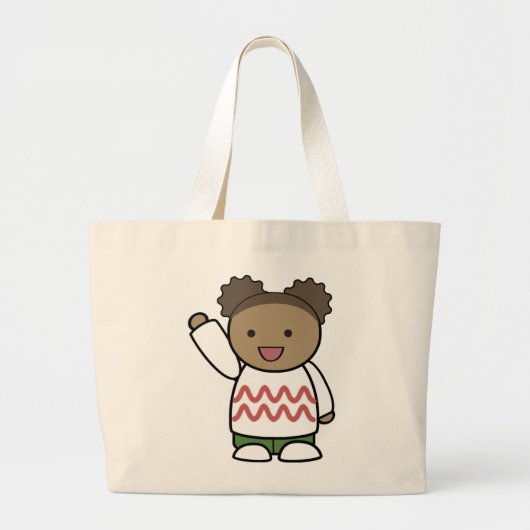 HELLO TEDDY BEAR JUMBO STOFFBEUTEL (Vorne)