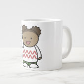 HELLO TEDDY BEAR Jumbo-Tasse (Vorderseite Rechts)
