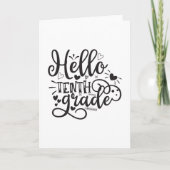 Hello Tenth Grade Karte (Vorderseite)