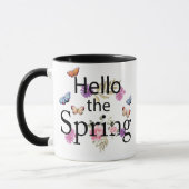 Hello The Spring Blume Tasse (Links)
