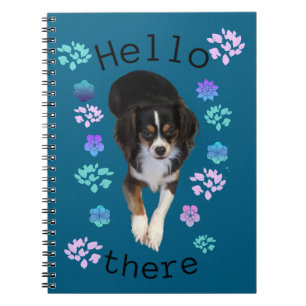 Hello There Puppy Spiral Foto Notebook Notizblock