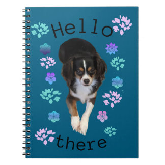 Hello There Puppy Spiral Foto Notebook Notizblock