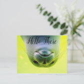 Hello There Siegel Postkarte (Stehend Vorderseite)